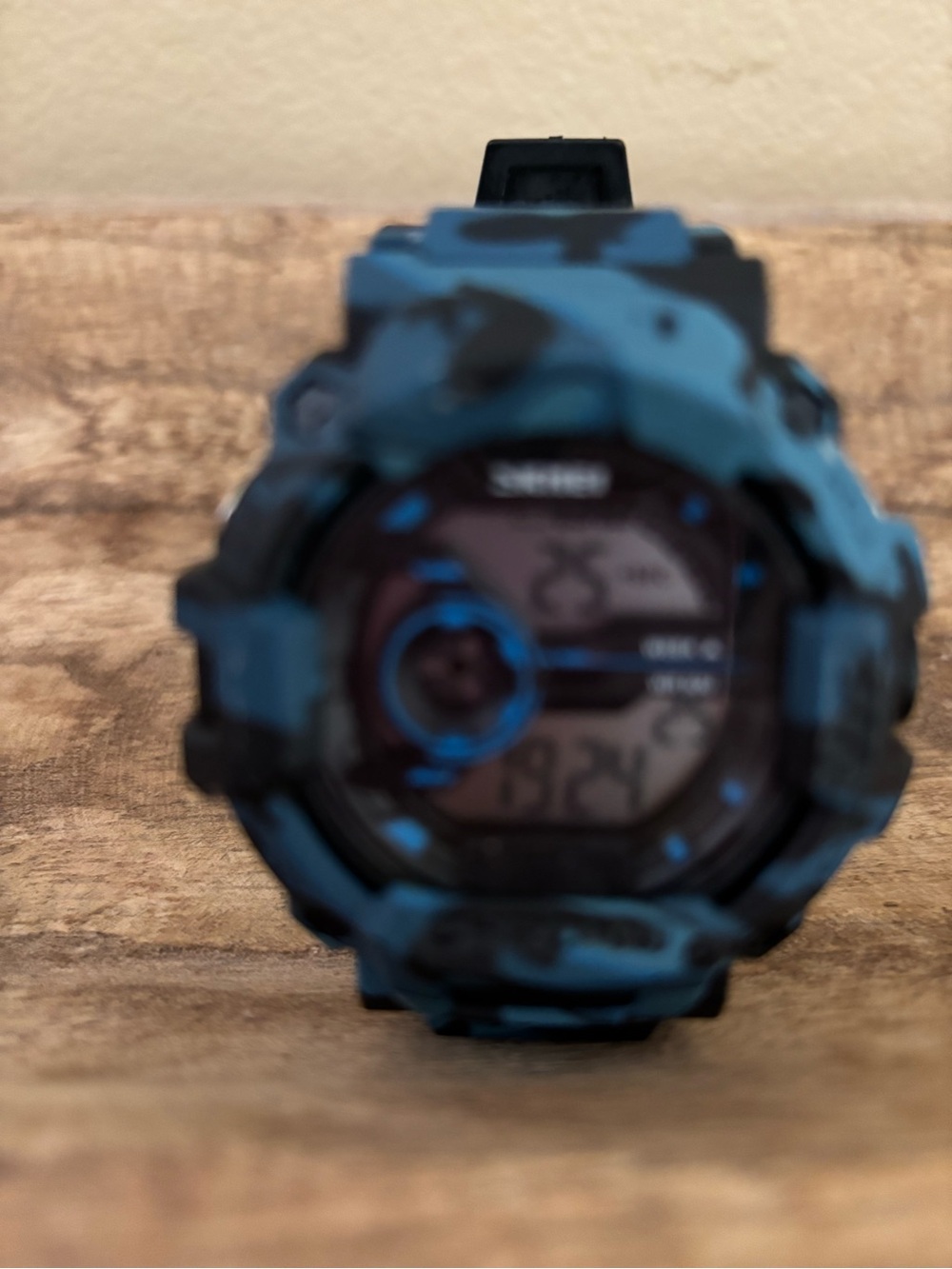 Kids Digital Sports Watch - Blue Camo